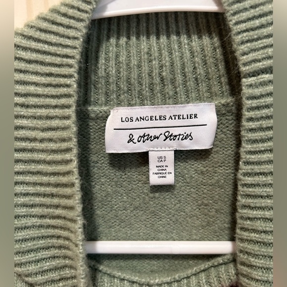 & Other Stories Wool Blend Boxy Sweater - Small - Picture 2 of 5